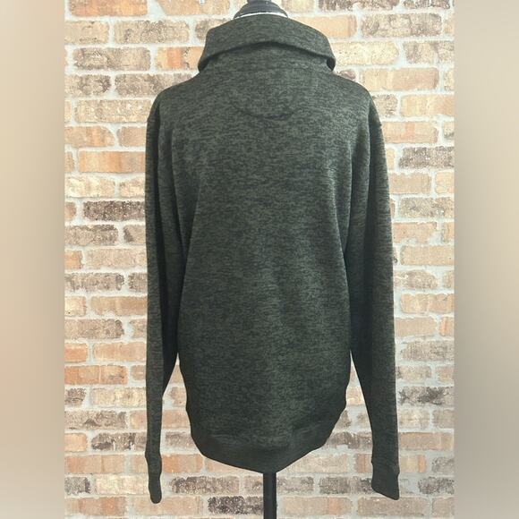 Le 31 par simons forest green pullover sweater shawl neck women’s sz medium knit - Picture 3 of 11
